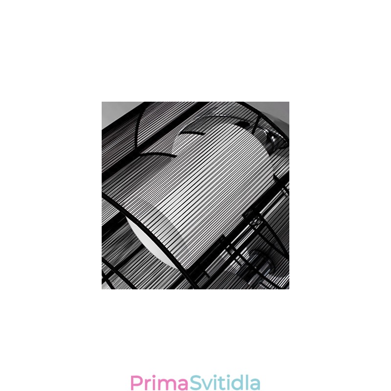Stropní svítidlo moderní design 2 světla černá