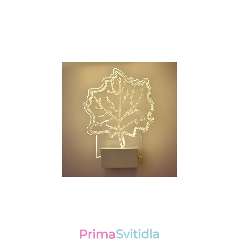 Akrylová nástěnná lampa PVC lampa Light Chip Moderní současný kov