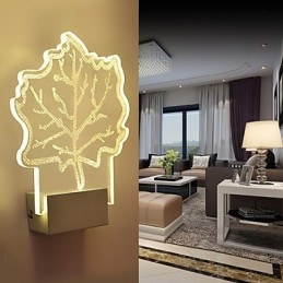 Akrylová nástěnná lampa PVC lampa Light Chip Moderní současný kov