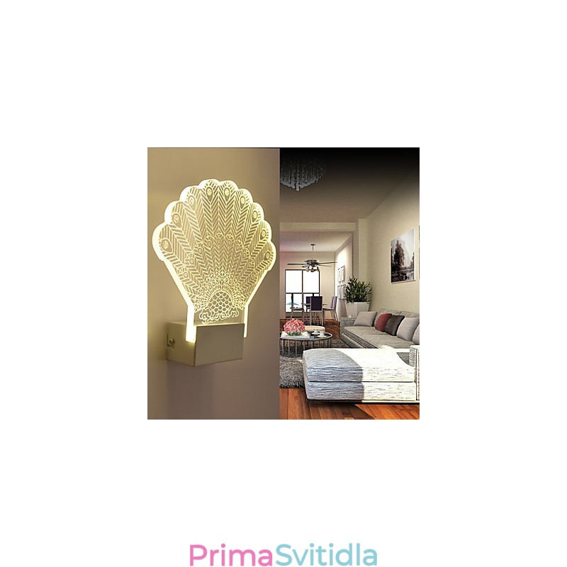 Akrylátové nástěnné svítidlo PVC svítidlo lehké moderní moderní kov