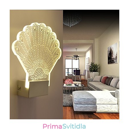 Akrylátové nástěnné svítidlo PVC svítidlo lehké moderní moderní kov Akrylátové nástěnné svítidlo PVC svítidlo lehké moderní moderní kov