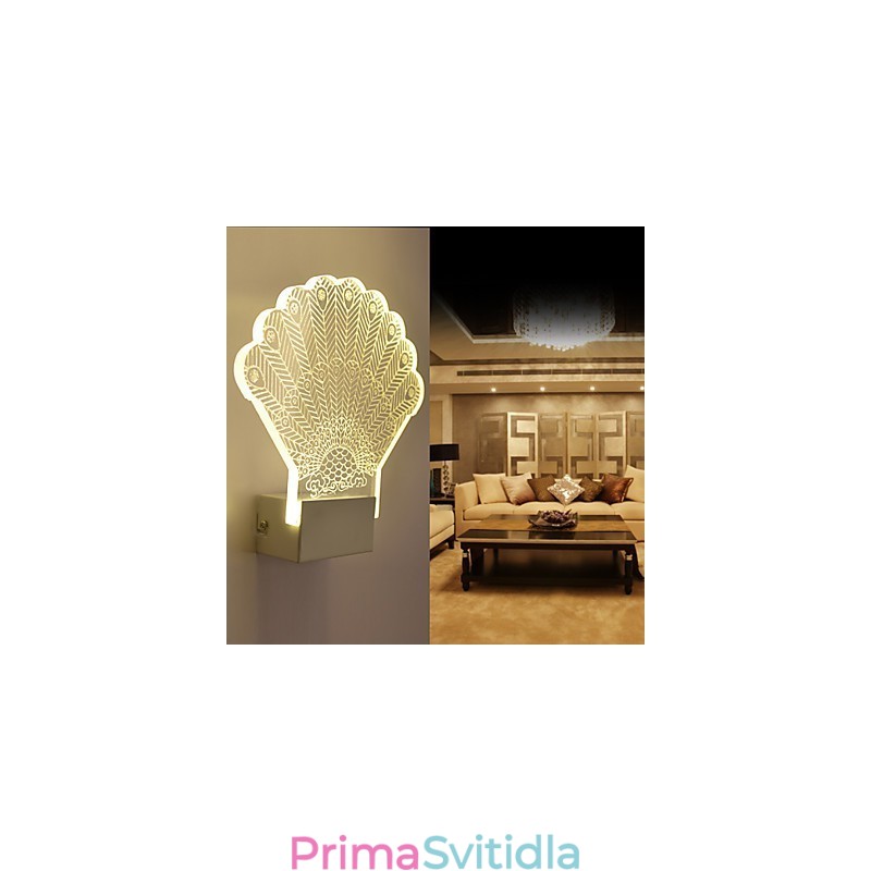 Akrylátové nástěnné svítidlo PVC svítidlo lehké moderní moderní kov