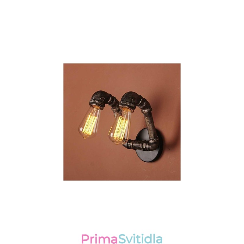 Mini styl nástěnné svícny Rustikální Lodge Metal