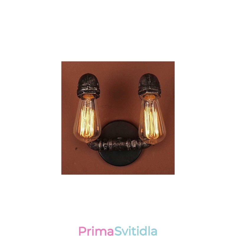 Mini styl nástěnné svícny Rustikální Lodge Metal