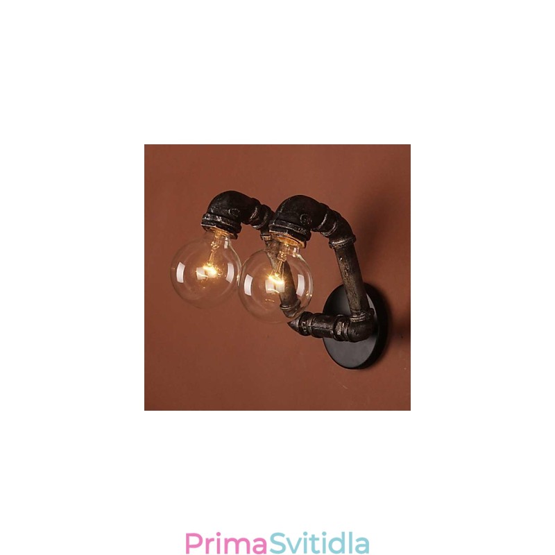Mini styl nástěnné svícny Rustikální Lodge Metal