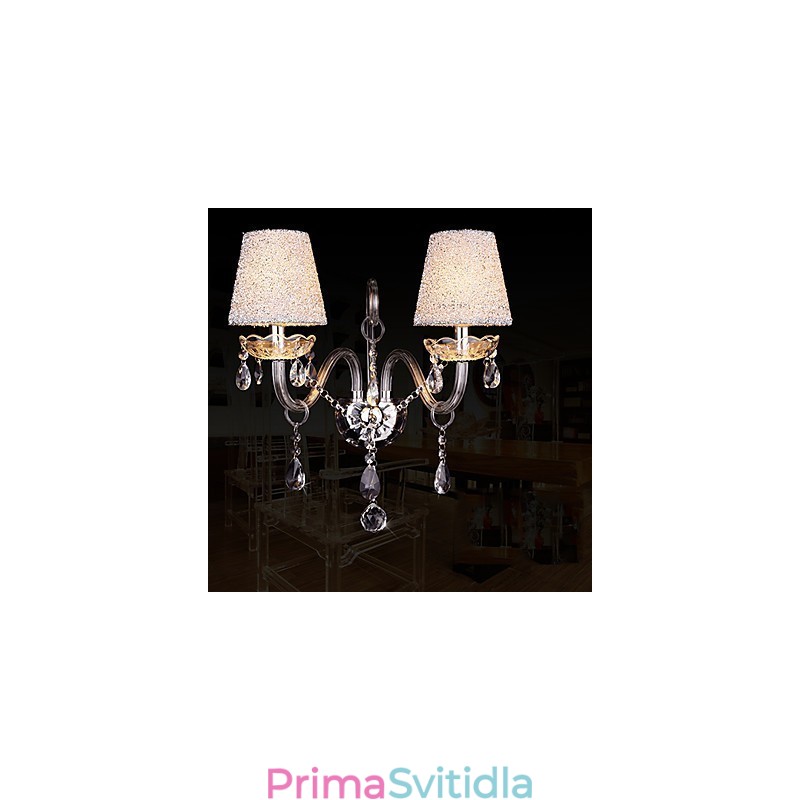Křišťálové nástěnné svícny Tradiční klasické sklo