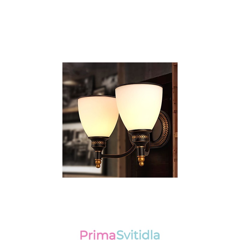 Nástěnné svícny v mini stylu moderního současného kovu