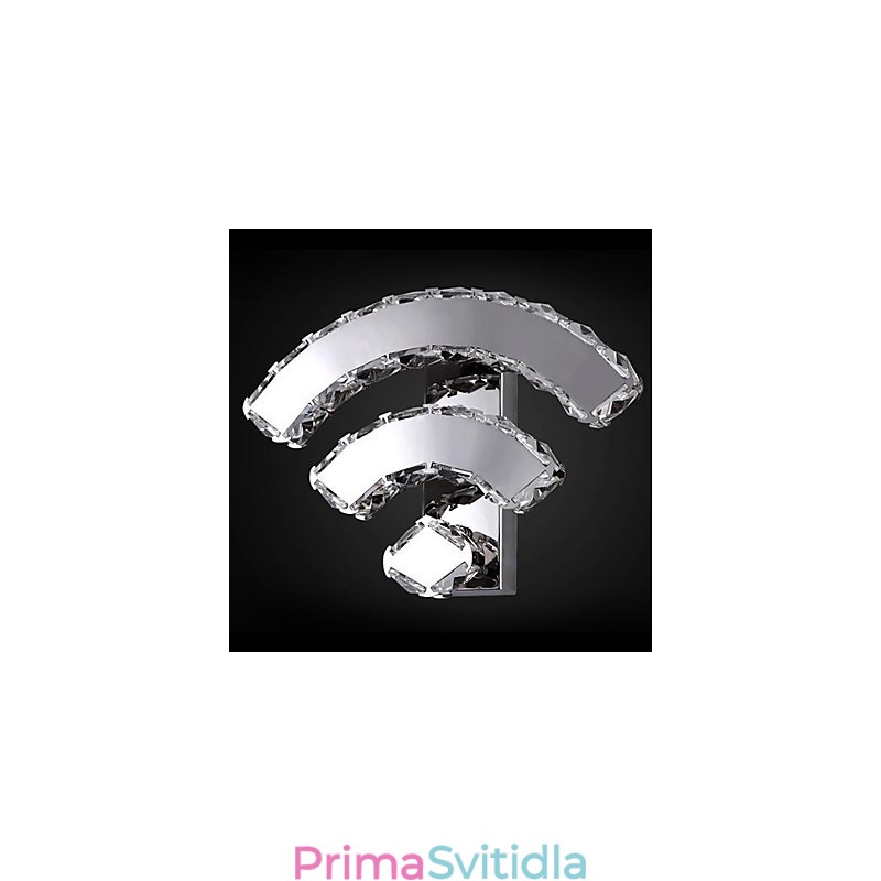 Křišťálové nástěnné svícny moderní současný kov
