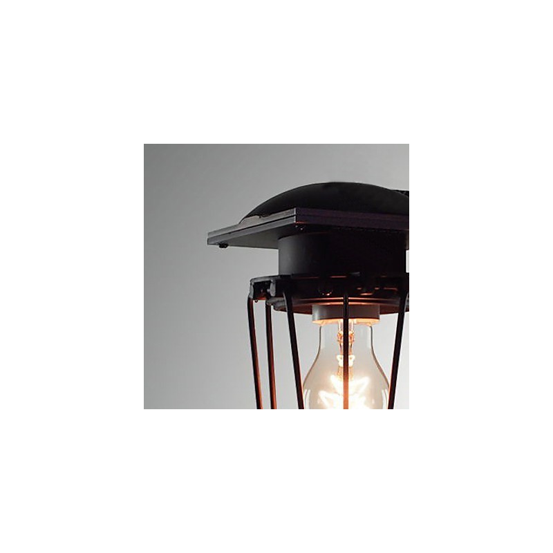 Retro tepané nástěnné lampy Jednohlavé starožitné nástěnné svítidlo Připomenutá lampa Loft American Iron Vintage Small Cages Nástěnná lampa