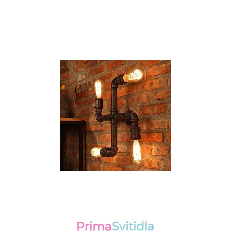 Nástěnné svítidla Mini Styl Rustikální Lodge Kov