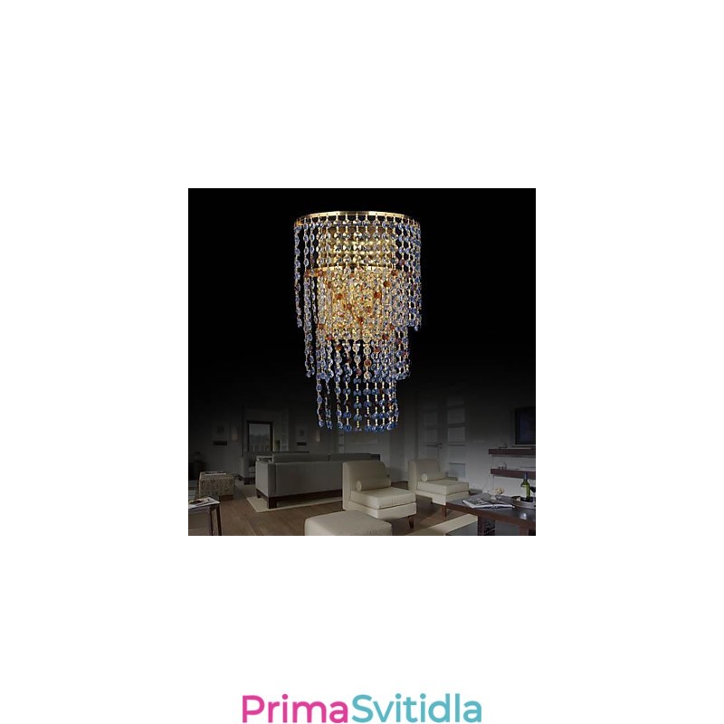 Křišťálové nástěnné svícny moderní současný kov