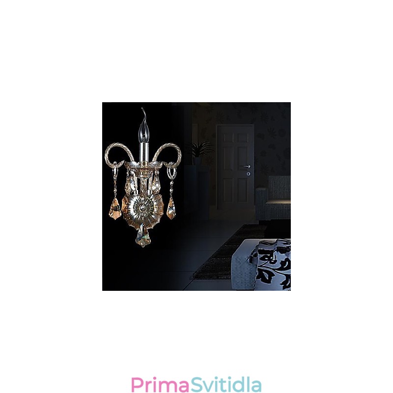 Křišťálové nástěnné svícny Moderní současný křišťál