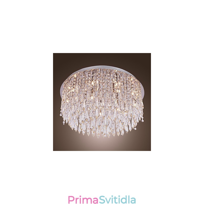 Moderní zapuštěný držák Crystal Chrome