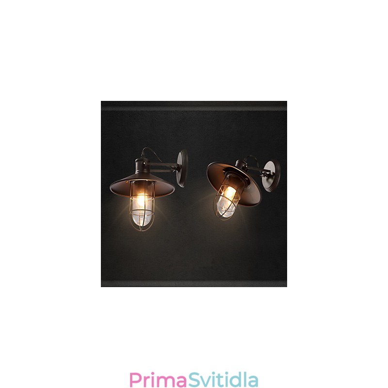 Nástěnné svítidla Mini Styl Kovové