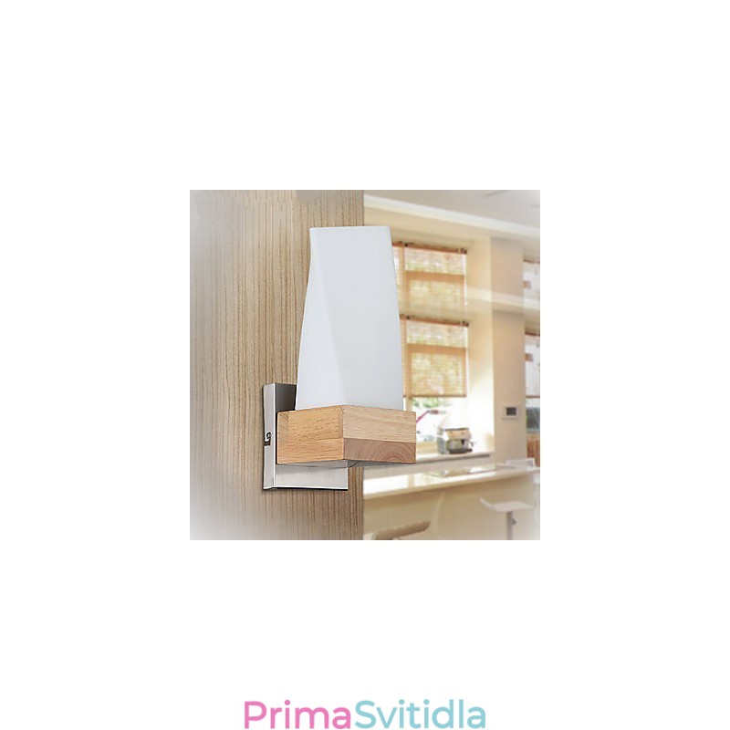 Nástěnné svítidla Mini styl tradiční klasické dřevěné bambusové
