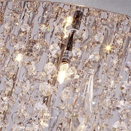 Moderní zapuštěný držák Crystal Chrome