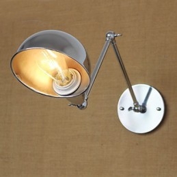 Nástěnná svítidla Swing Lights Nástěnná světla na čtení Mini styl Rustic Lodge Metal