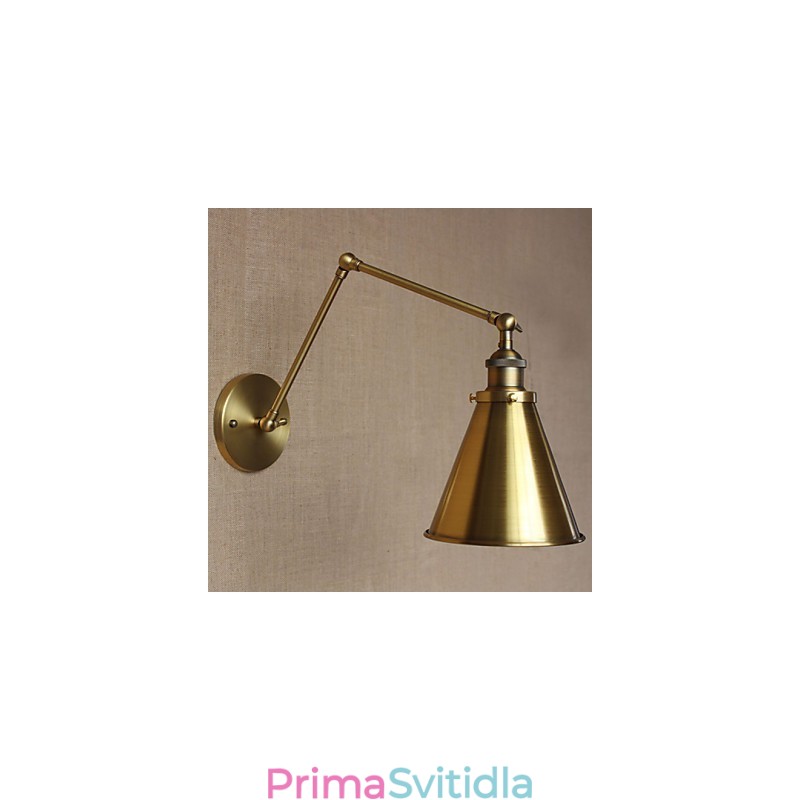 Nástěnná svítidla Swing Lights Nástěnná světla na čtení Mini styl Rustic Lodge Metal