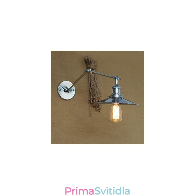 Nástěnná svítidla Swing Lights Nástěnná světla na čtení Mini styl Rustic Lodge Metal