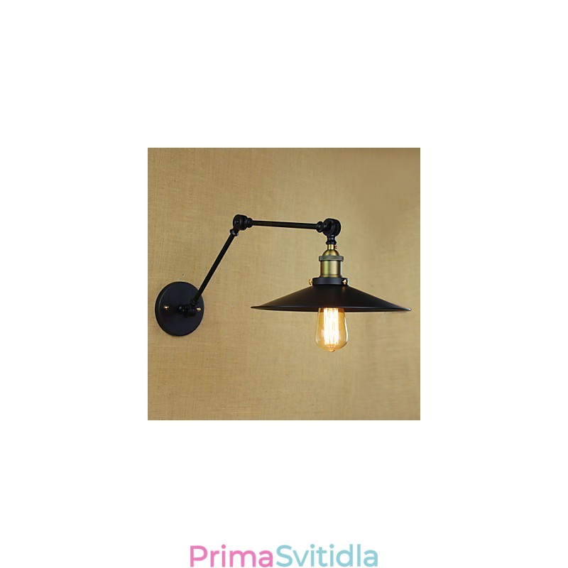 Nástěnná svítidla Swing Lights Nástěnná světla na čtení Mini styl Rustic Lodge Metal