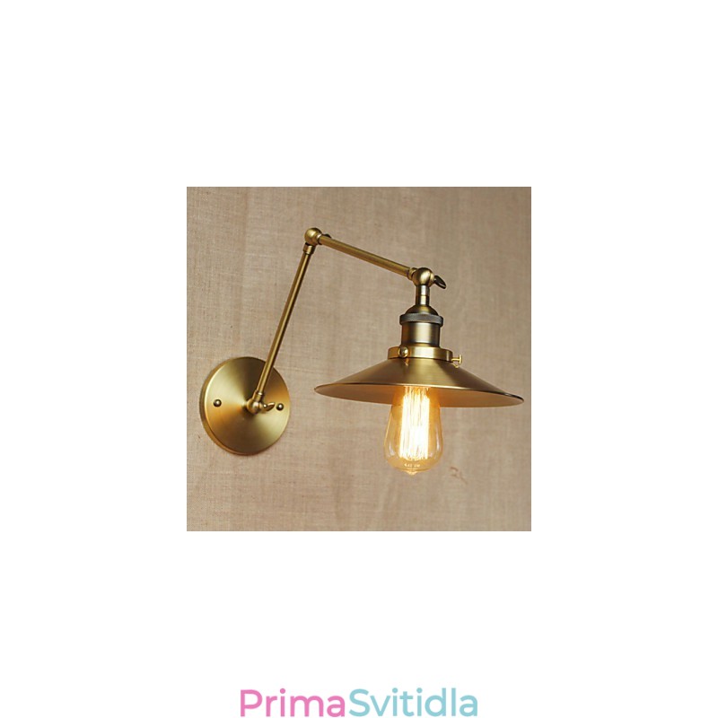 Nástěnná svítidla Swing Lights Nástěnná světla na čtení Mini styl Rustic Lodge Metal