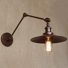 Nástěnná svítidla Swing Lights Nástěnná světla na čtení Mini styl Rustic Lodge Metal