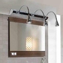 Křišťálové nástěnné svítidla Swing Arm Lights Nástěnná světla na čtení Rustic Lodge Metal