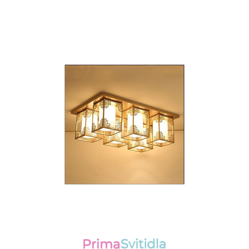 Lampy v čínském stylu Iron Stropní Osvětlení Atmosféra