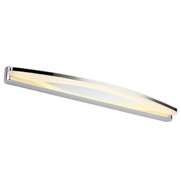 Zrcadlová Lampa Z Nerezové Oceli A Akrylu