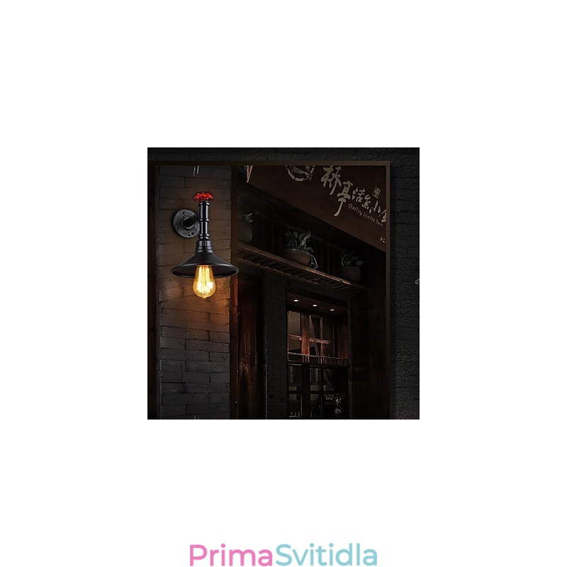 Mini nástěnné svítidlo 1 lehká stručná krémová žehlička