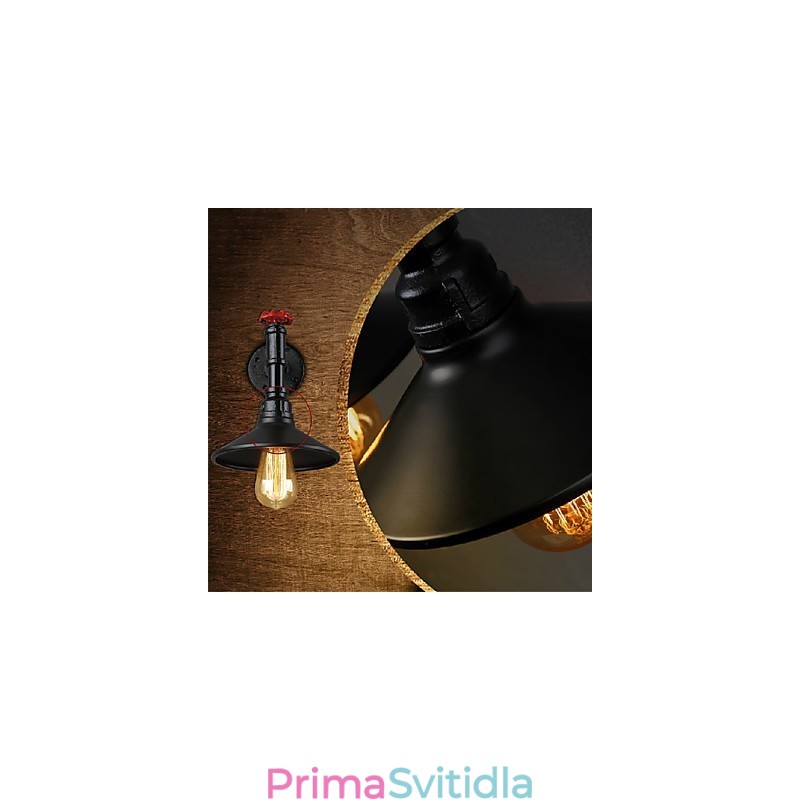 Mini nástěnné svítidlo 1 lehká stručná krémová žehlička