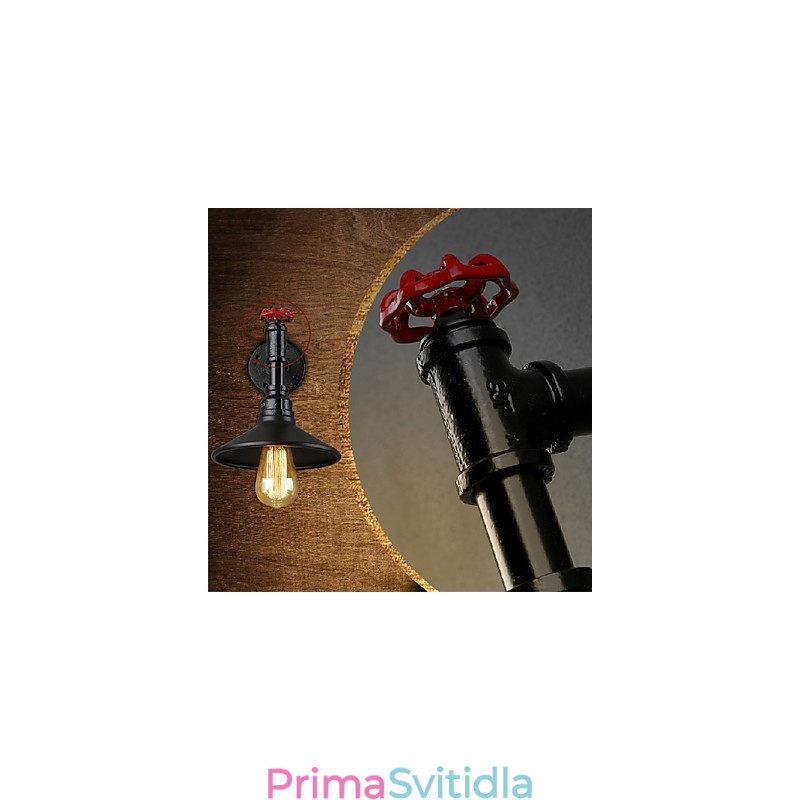 Mini nástěnné svítidlo 1 lehká stručná krémová žehlička