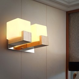 Nástěnné svítidla Mini styl moderního současného dřeva bambus