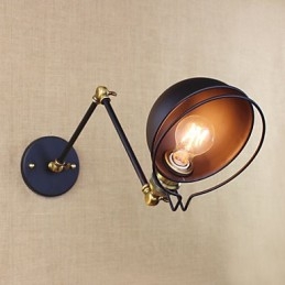 Nástěnná svítidla Swing Lights Nástěnná světla na čtení Mini styl Rustic Lodge Metal
