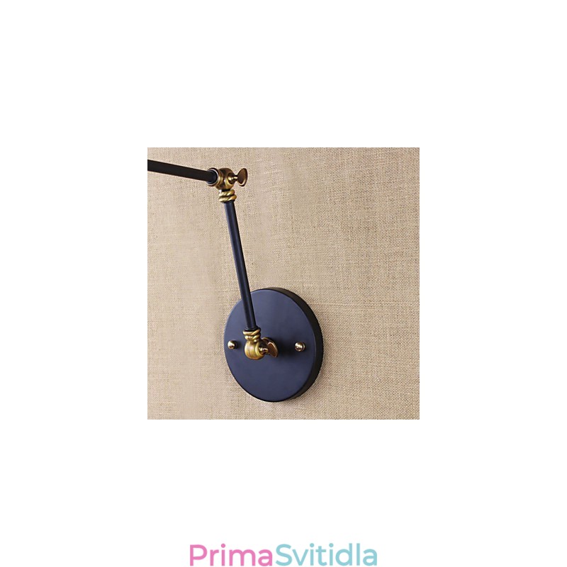Nástěnná svítidla Swing Lights Nástěnná světla na čtení Mini styl Rustic Lodge Metal