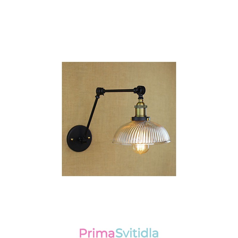 Nástěnná svítidla Swing Lights Nástěnná světla na čtení Mini styl Rustic Lodge Metal