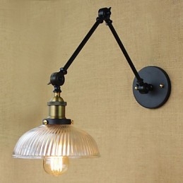 Nástěnná svítidla Swing Lights Nástěnná světla na čtení Mini styl Rustic Lodge Metal