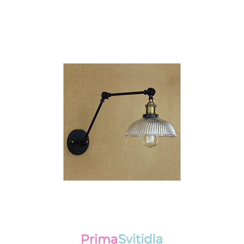 Nástěnná svítidla Swing Lights Nástěnná světla na čtení Mini styl Rustic Lodge Metal