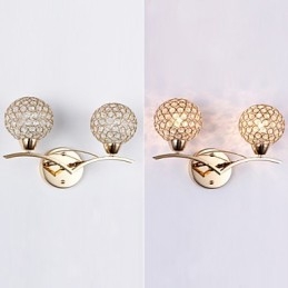 Nástěnné svícny na čtení Nástěnná svítidla Crystal Mini Style Moderní Současný kov