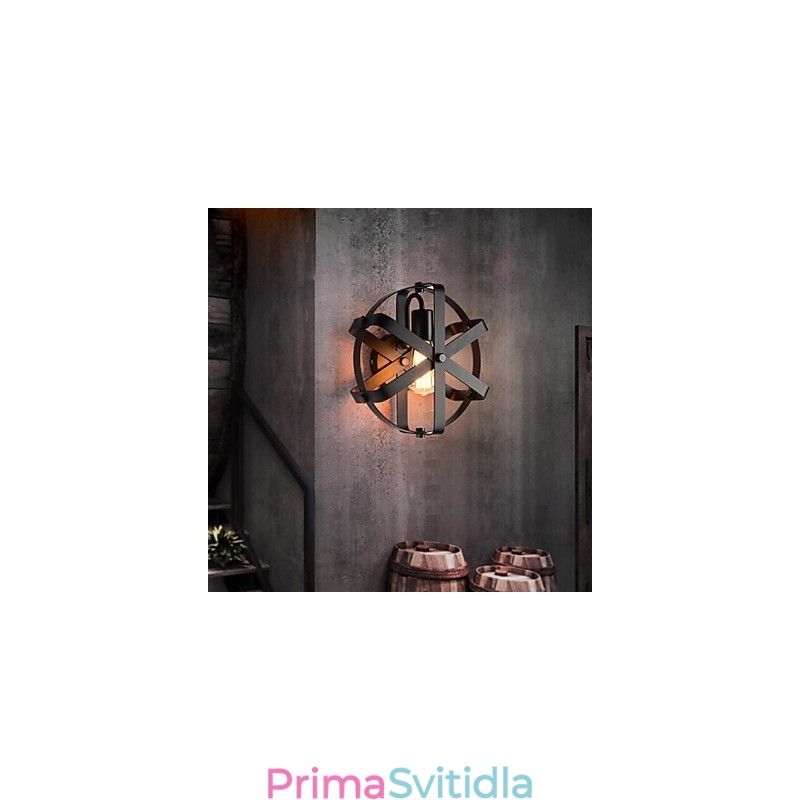 Nové nástěnné svítidlo do ložnice s kulatým nástěnným svítidlem ve stylu vintage