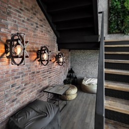 Nové nástěnné svítidlo do ložnice s kulatým nástěnným svítidlem ve stylu vintage