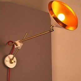 Venkovské průmyslové větrné obnovy starověkých způsobů Kované železné vahadlo skládané nástěnné lampy