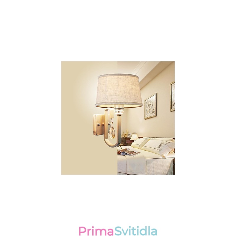 Křišťálové nástěnné svícny moderní současný kov