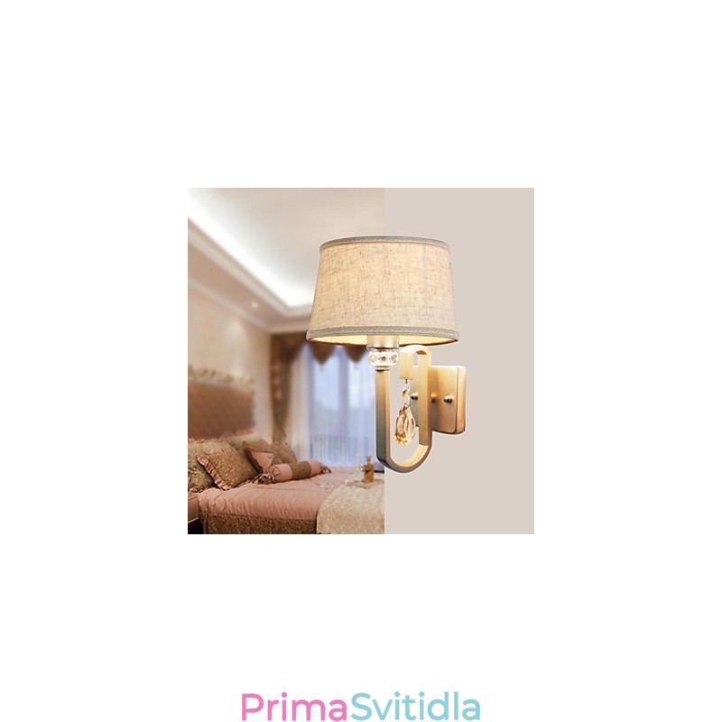 Křišťálové nástěnné svícny moderní současný kov