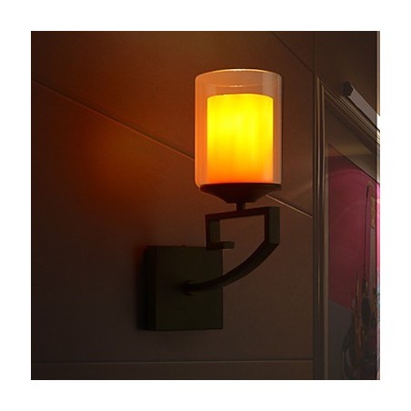 Retro skleněné jednoduché nástěnné svítidlo s jednou hlavou Světlé nástěnné svícny Crystal Modern Contemporary Metal Retro skleněné jednoduché nástěnné svítidlo s jednou hlavou Světlé nástěnné svícny Crystal Modern Contemporary Metal