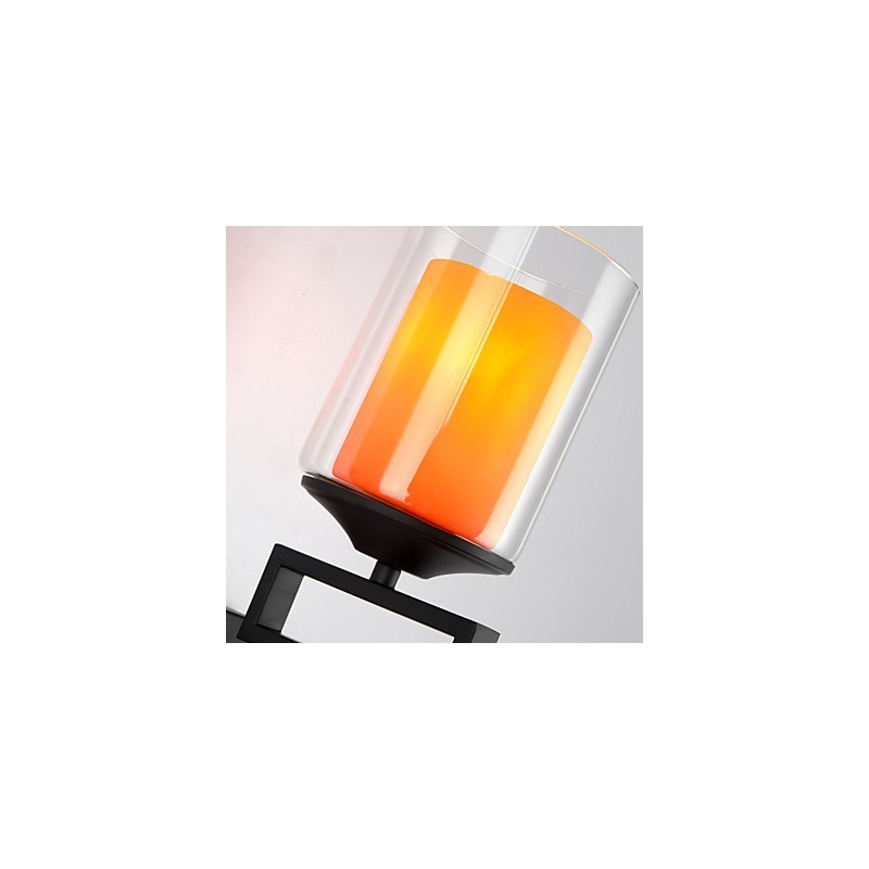 Retro skleněné jednoduché nástěnné svítidlo s jednou hlavou Světlé nástěnné svícny Crystal Modern Contemporary Metal