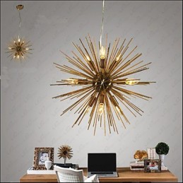 Lustr Retro Imitation Copper Creative line 10 Lights