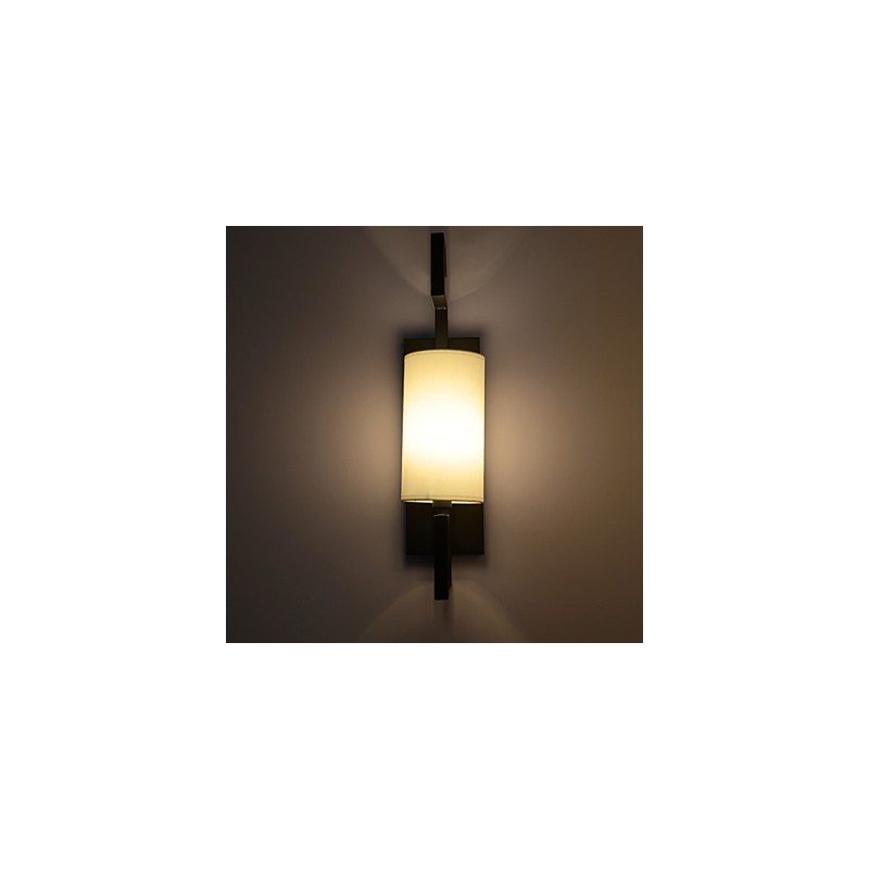 Moderní starožitná lampa v americkém stylu Obývací pokoj Ložnice Hotelové pokoje Bílá látková nástěnná lampa