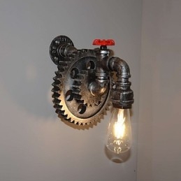 Creative Iron Bar Restaurace Bar Ulička Nástěnná lampa Nástěnná lampa Loft Průmyslové vybavení Osobnost K tomu Staré vodní dýmky