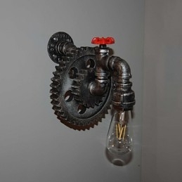 Creative Iron Bar Restaurace Bar Ulička Nástěnná lampa Nástěnná lampa Loft Průmyslové vybavení Osobnost K tomu Staré vodní dýmky